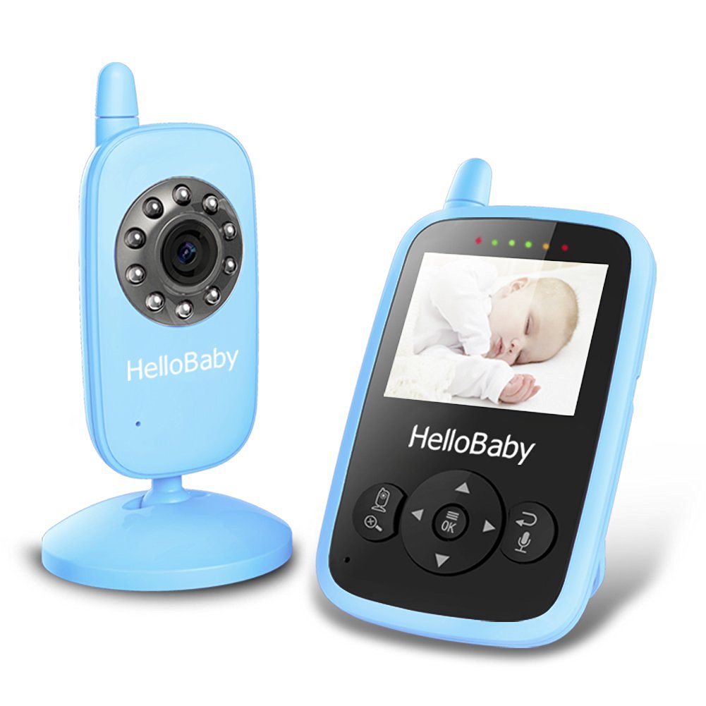 HelloBaby HB24 2.4 Inch Wireless Video Baby Monitor with Digital Camera