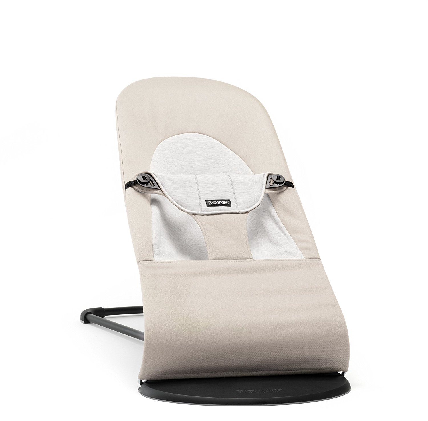 BABYBJÖRN Soft Balance Bouncer (Beige/Grey, Cotton/Jersey)