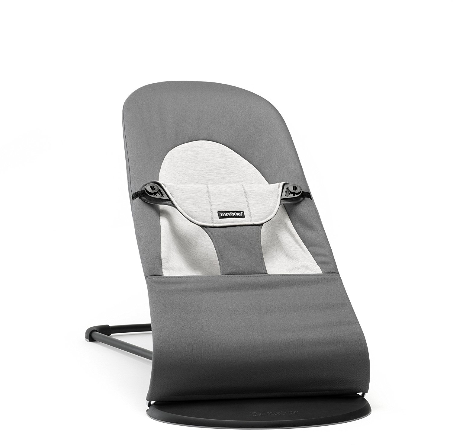 BABYBJÖRN Soft Balance Bouncer (Dark Grey/Grey, Cotton/Jersey)