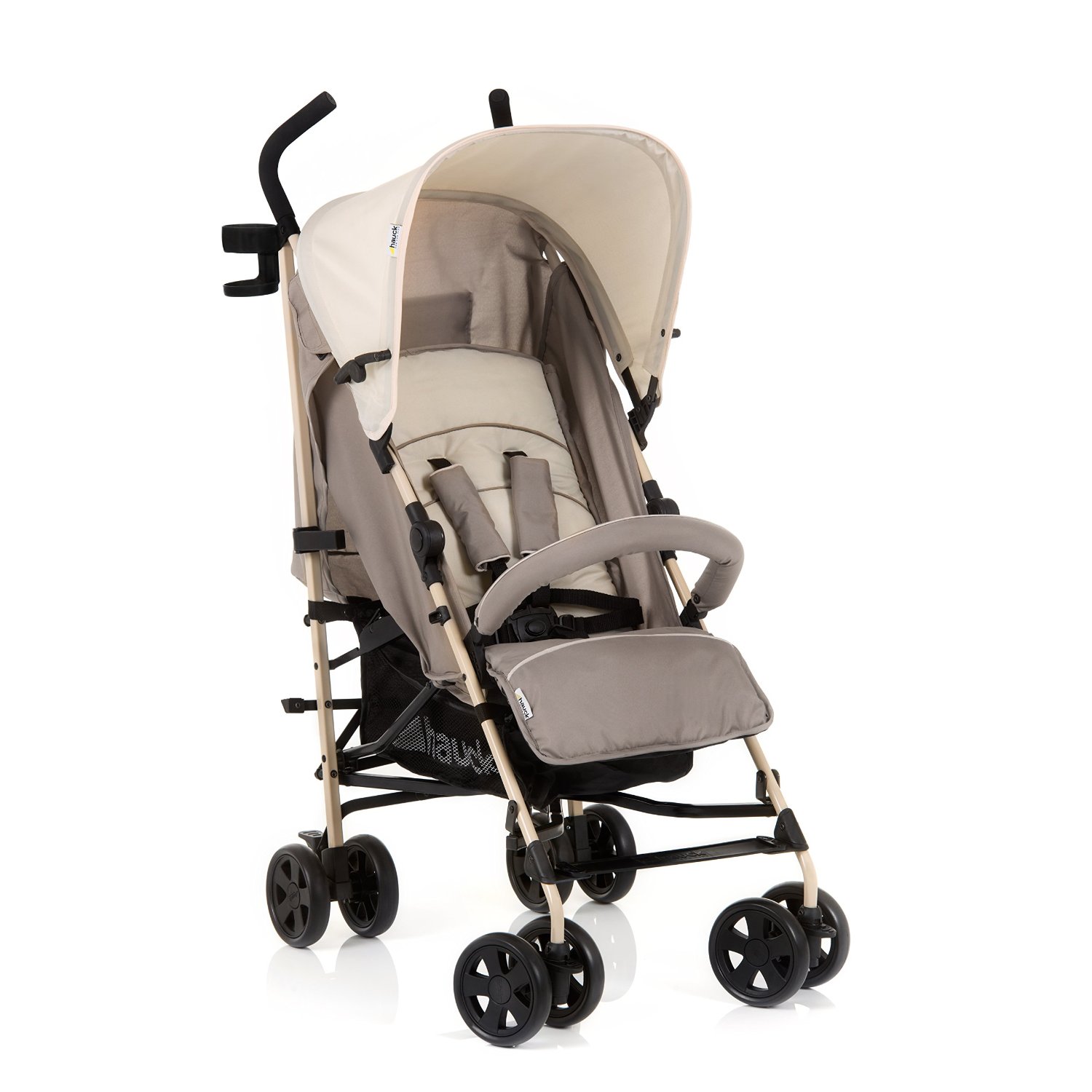 Hauck Speed Plus Four Wheel Pushchair - Beige